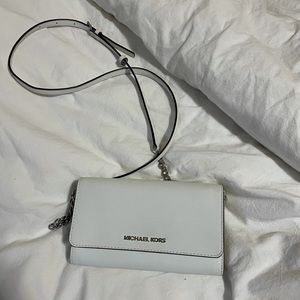 White crossbody Michael Kors bag